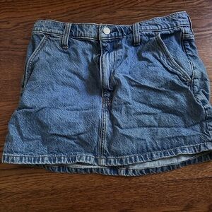 abercrombie denim skirt